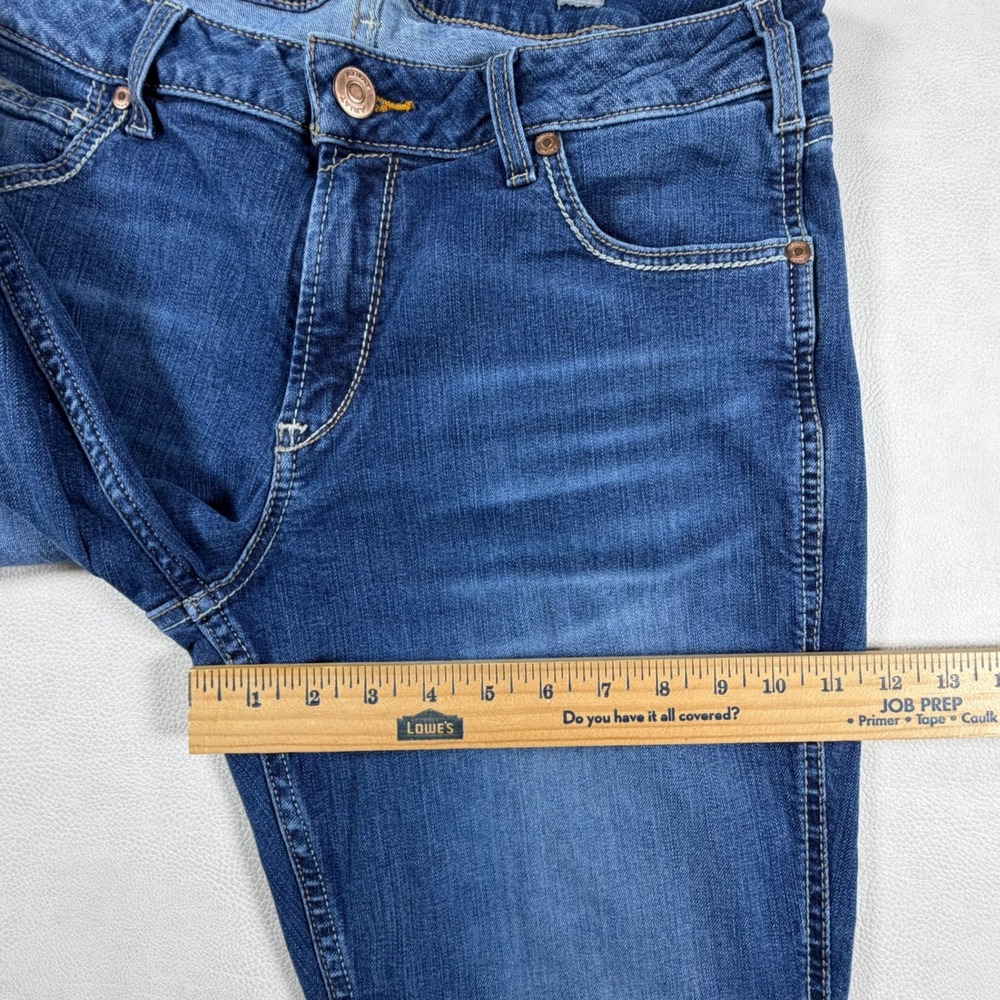 Ariat Rebar Riveter Bootcut Jeans Womens 32 Malibu Blue Perfect Rise Western - Picture 6 of 15